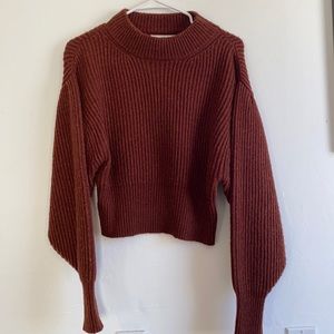 ASTR balloon sleeve sweater